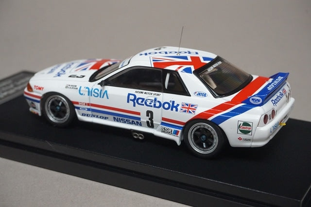 1:43 HPI 8608 Nissan Leabook Skyline GT-R JTC Tsukuba 1991 #3 model car