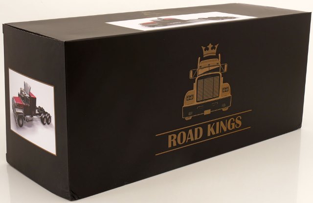 RK180173 ROAD KINGS 1:18 Mack RL 700L Red Metallic/Silver