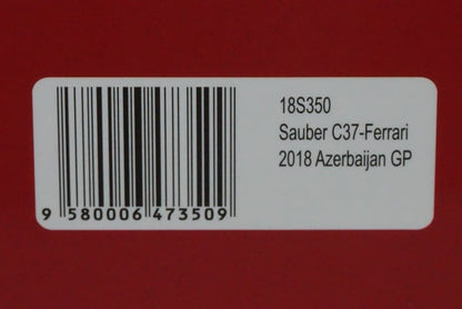 1:18 SPARK 18S350 Sauber C37 Ferrari Azerbaijan GP 2018 #16