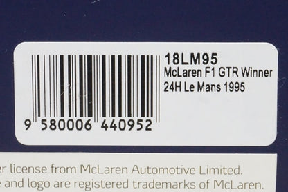 1:18 SPARK 18LM95 McLaren F1 GTR 24h LM 1995 winner #59