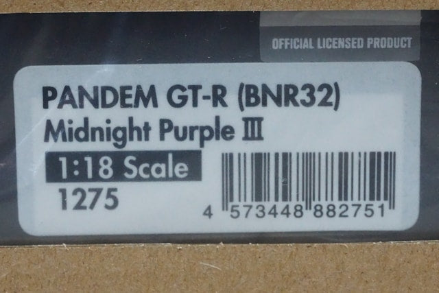 1:18 ignition model IG1275 Nissan PANDEM GT-R (BNR32) Midnight Purple