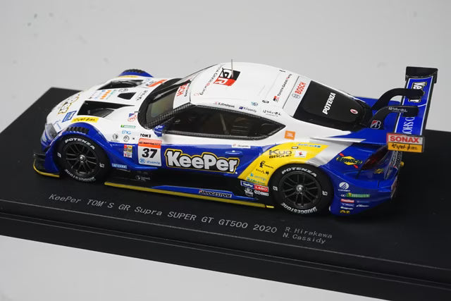 1:43 EBBRO 45760 Toyota KeePer TOM'S GR Supra GT GT500 2020 #37