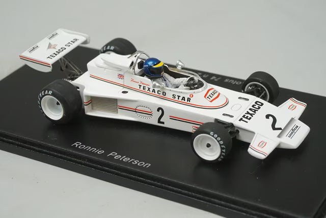 1:43 SPARK S1776 Team Lotus 74 Rouen F2 1973 #2 Ronnie Peterson