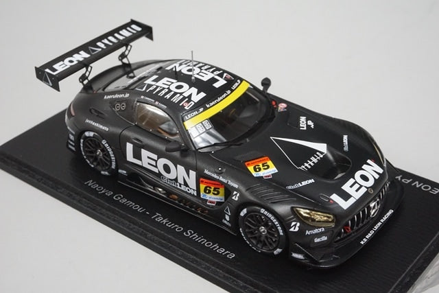 1:43 SPARK SGT086 LEON PYRAMID AMG - K2 R&D LEON RACING Naoya Gamo/Takuro Shinohara GT 300 Super GT 2023 #65