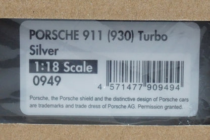 1:18 ignition model IG0949 Porsche 911 (930) Turbo Silver