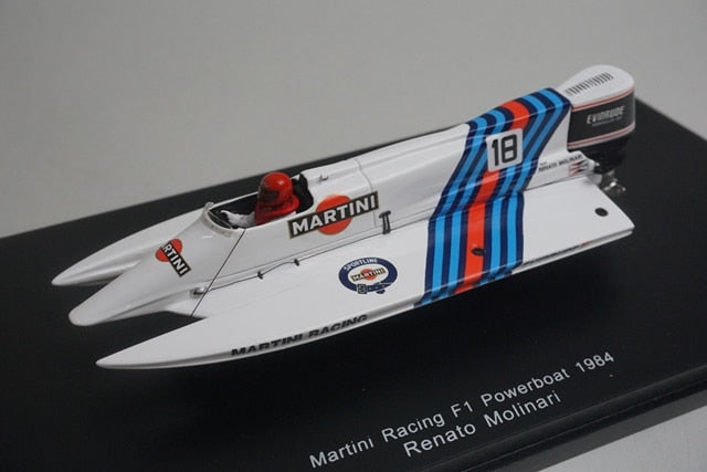 1:43 Spark S2303 Martini Racing F1 Powerboat 1984 #18 R. Molinari model car