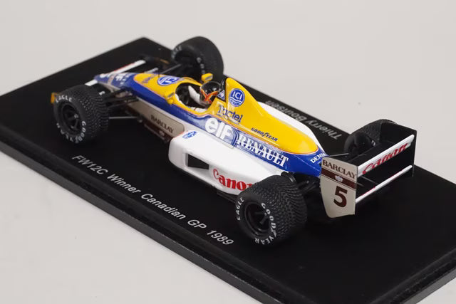 1:43 SPARK S4322 Williams FW12C T.Bootzen Canada GP Winner #5
