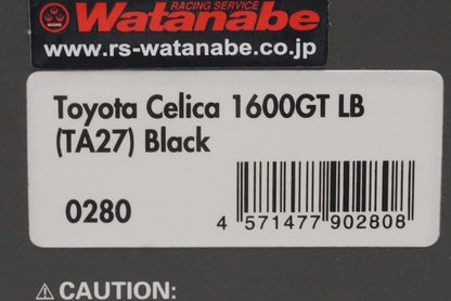 1:43 ignition model IG0280 Toyota Celica 1600GT LB (TA27) Black