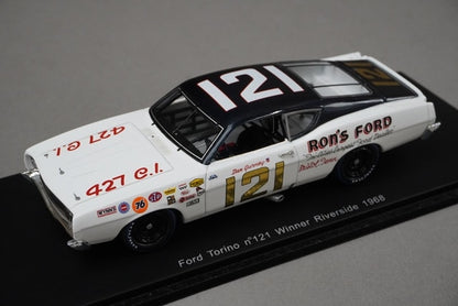 1:43 SPARK S3594 Ford Torino Riverside Winner 1968 #121
