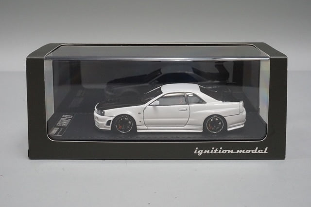 1:43 ignition model IG0609 Nissan NISMO R34 GT-R Z-tune White