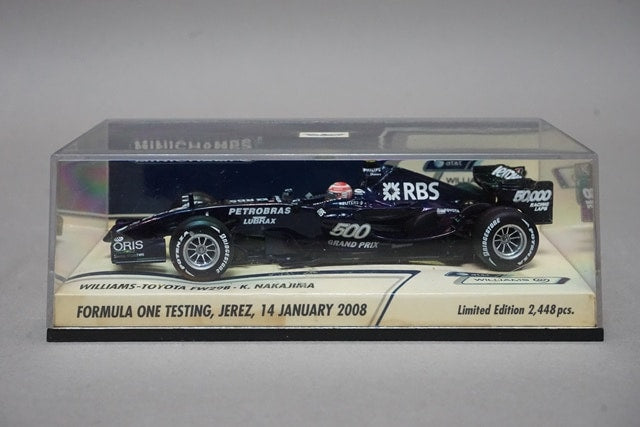 1:43 MINICHAMPS 400080108 Williams Toyota FW29B Kazuki Nakajima #8 model car