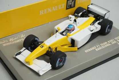 1:43 MINICHAMPS 400020185 Renault F1 B201 Barcelona Test Car 2002 #15 J.Button model car