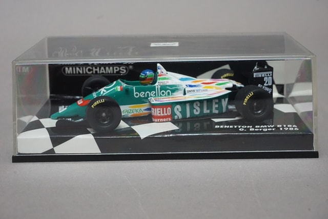 1:43 MINICHAMPS 430860020 Benetton BMW B186 1986 #20 G. Berger model car