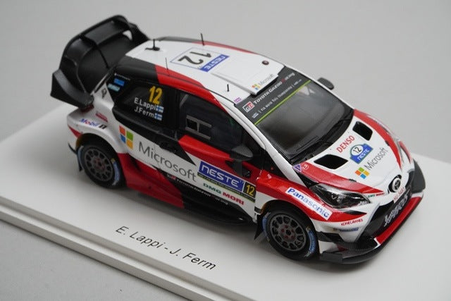 1:43 SPARK S5169 Toyota Yaris WRC Rally Finland Winner 2017 #12 model car