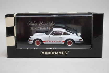 1:43 MINICHAMPS 430736900 Porsche Carrera RSR 2.8 1973 White model car