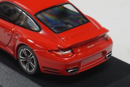 1:43 MINICHAMPS 400069000 Porsche 911 Turbo 2010 Red model car