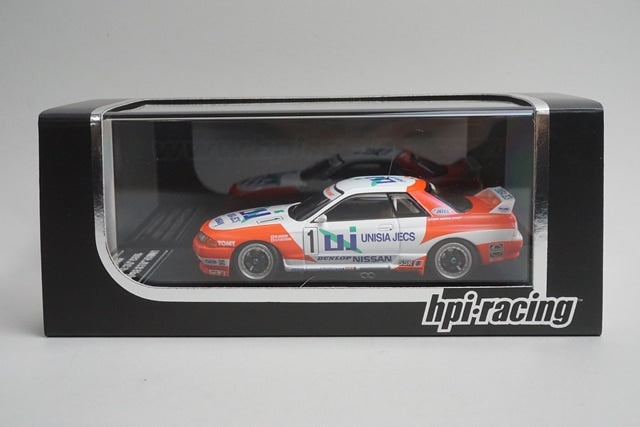 1:43 HPI 8610 Nissan Unisia Jex Skyline GT-R JTC Suzuka 1993 #1 model car