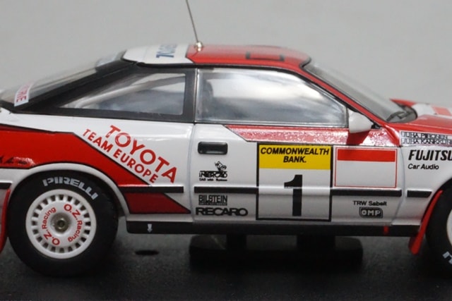 1:43 HPI 8084 Toyota Celica GT-Four Australia 1989 #1 model car