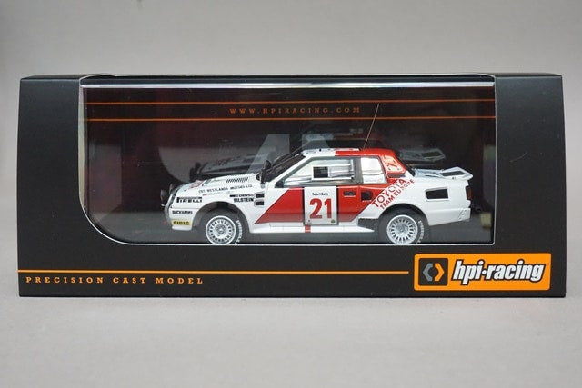 1:43 HPI 8937 Toyota Celica Twin Cam Turbo Safari 1985 #21 model car