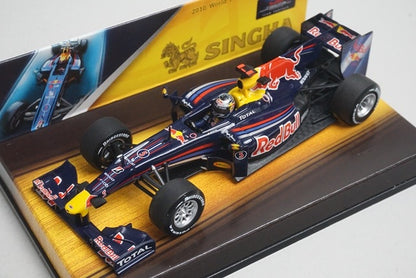 1:43 MINICHAMPS 403100275 SINGHA Red Bull Racing Show Car 2010 #5 S.Vettel model car