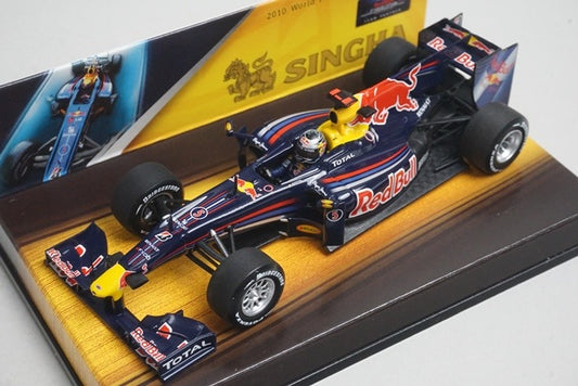 1:43 MINICHAMPS 403100275 SINGHA Red Bull Racing Show Car 2010 #5 S.Vettel model car