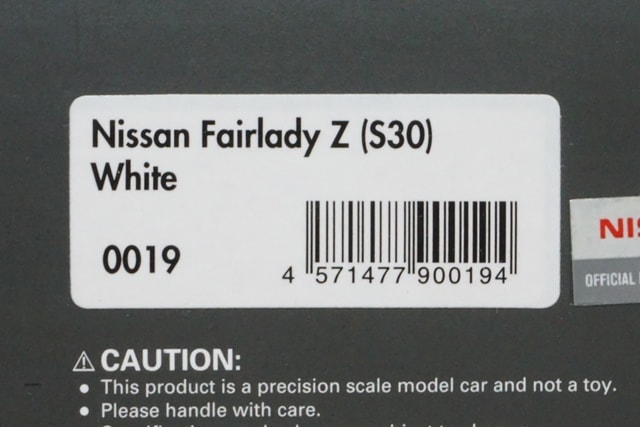 1:43 ignition model IG0019 Nissan Fairlady Z (S30) White model car