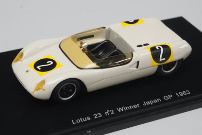 1:43 Spark KBS019 International Trade Custom Order Lotus 23 Japanese Grand Prix Winner 1963 #2 P.Waugh