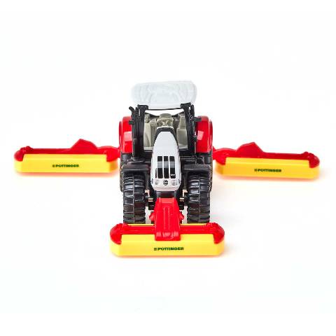 SK1672 SIKU Steyr Tractor with Pottinger Harvester