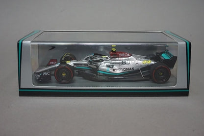 1:43 SPARK S8556 Mercedes-AMG Petronas F1 Team W13 E-Performance Brazilian GP 2nd 2022 #44 L. Hamilton model car