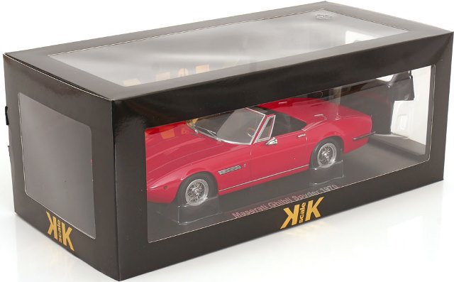 [ Pre-order ] KKDC181301 KK scale 1:18 Maserati Ghibli Spyder 1970 red