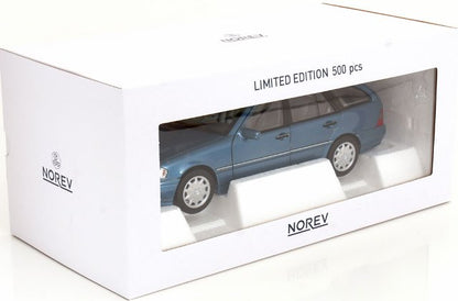 [ Pre-order ] 183386 NOREV 1:18 Mercedes C-Klasse W202 Estate 1997 Turquoise Metallic (Modellissimo Custom Order)