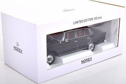 [ Pre-order ] 183799 NOREV 1:18 Scale Mercedes 190D W110 1964 Black MODELISSIMO Custom Order