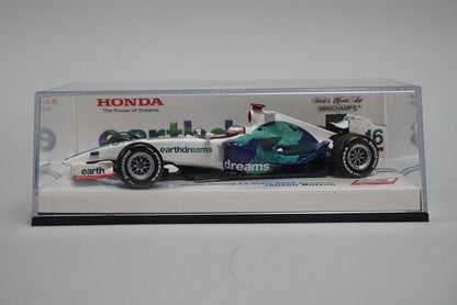 1:43 MINICHAMPS Kyosho Honda Racing F1 Team Show Car 2008 #16 J. Button model car
