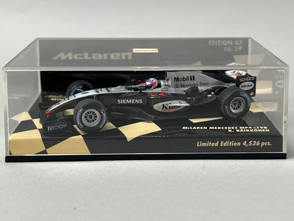 1:43 MINICHAMPS 530044316 McLaren Mercedes MP4-19B #6 K. Raikkonen model car