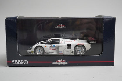 1:43 EBBRO 43789 Toyota Tom's 88C Test Car White model car