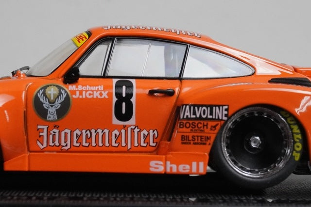 1:43 EBBRO 44132 Max Moritz Porsche 935 #8 Orange Jagermeister model car