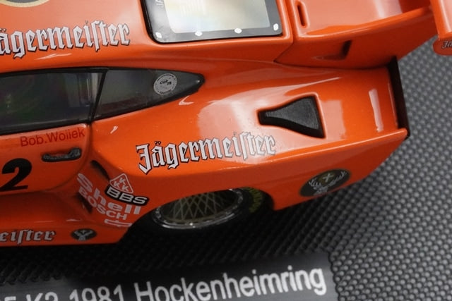 1:43 EBBRO 44303 Jaegermeister Porsche 935 K3 Hockenheim 1981 #52 Orange model car
