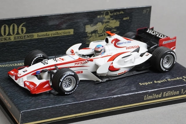 1:43 MINICHAMPS 409060022 Suzuka Legend Super Aguri Honda SA05 2006 #22 model car
