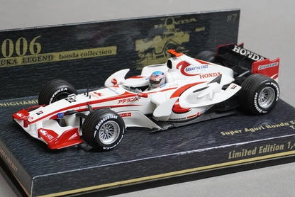 1:43 MINICHAMPS 409060022 Suzuka Legend Super Aguri Honda SA05 2006 #22 model car