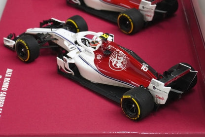 1:43 MINICHAMPS 447180916 AlfaRomeo Sauber F1 C37 Ferrari 2018 #9 #16 2cars set model cars
