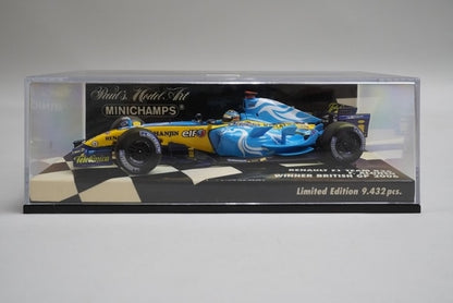 1:43 MINICHAMPS 400060101 Renault F1 Team R26 British GP 2006 #1 F. Alonso model car