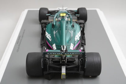 1:18 Spark 18S598 Aston Martin AMR21 Azerbaijan GP 2nd 2021 #5 S.Vettel model car