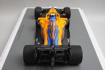 1:18 Spark 18S608 McLaren MCL35M Abu Dhabi GP 2021 #4 L.Norris model car