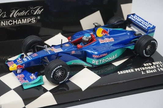 1:43 MINICHAMPS 430990011 Red Bull Sauber Petronas C18 1999 #11 J. Alesi