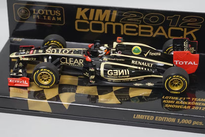 1:43 MINICHAMPS 413120179 Lotus F1 Team Show Car 2012 #9 K. Raikkonen