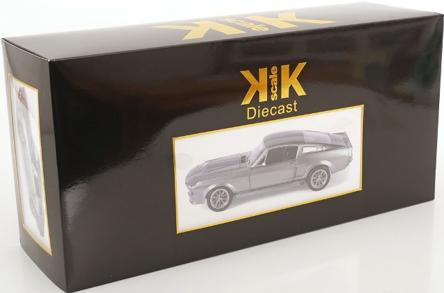 [ Pre-order ] KKDC120171 KK scale 1:12 Ford Mustang Shelby GT500 Eleanor 1967 Gray Metallic/Black