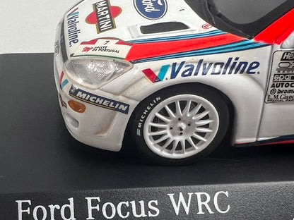 1:43 MINICHAMPS 430998807 Ford Focus WRC Portugal Rally 1999 #7 C. McRae N. Grist model car