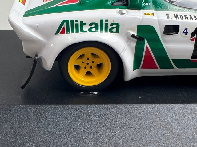 1:43 ixo RAC080 Lancia Stratos Monte Carlo Rally 1976 #10 S. Munari S. Maiga model car