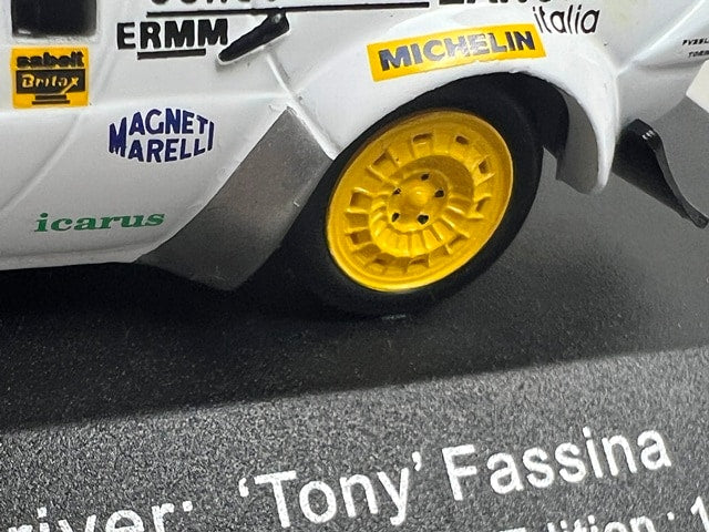 1:43 ixo LCJ011 Lancia Stratos Sanremo Rally 1979 #2 T. Fassina model car