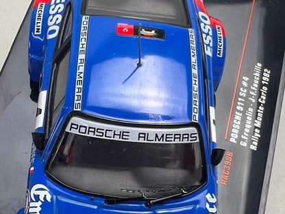 1:43 ixo RAC398B Porsche 911 SC Monte Carlo Rally 1982 #4 G. Frequen J-F. Faucille model car